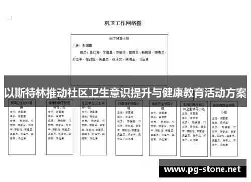 以斯特林推动社区卫生意识提升与健康教育活动方案